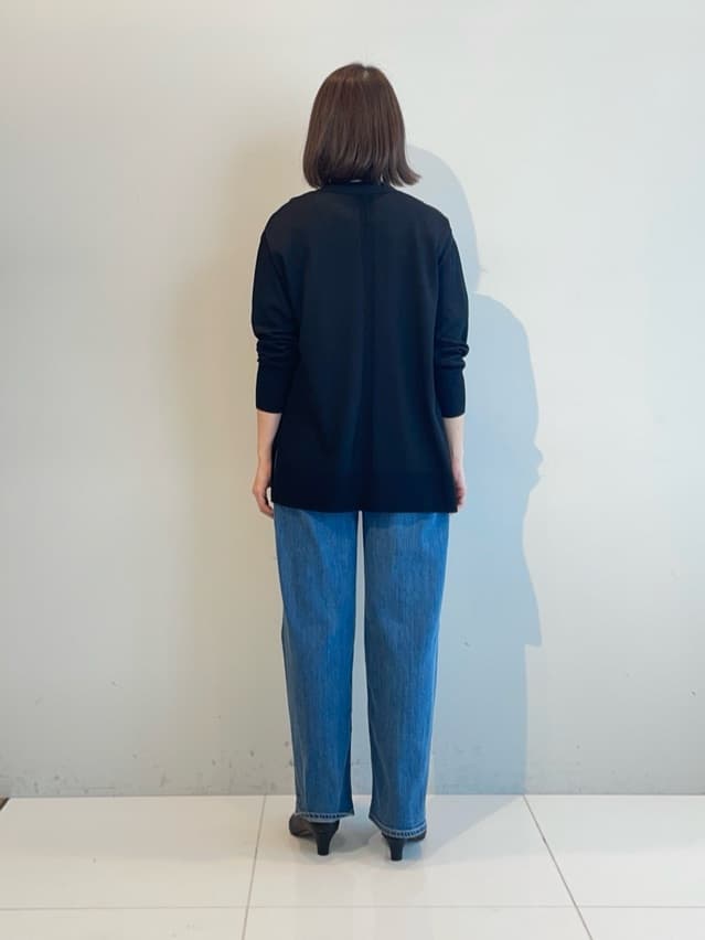 murayamaさんの「INDIVI｜【洗える／上品】きれいめ着流しカーディガンニット」を使ったコーディネート