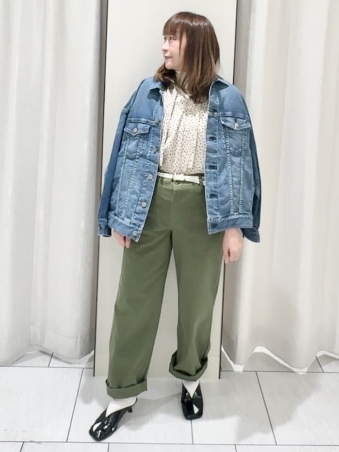 ʏᴜᴋɪᴋᴏさんの「UNTITLED｜【Healthy DENIM】別注Bran／デニムジャケット」を使ったコーディネート