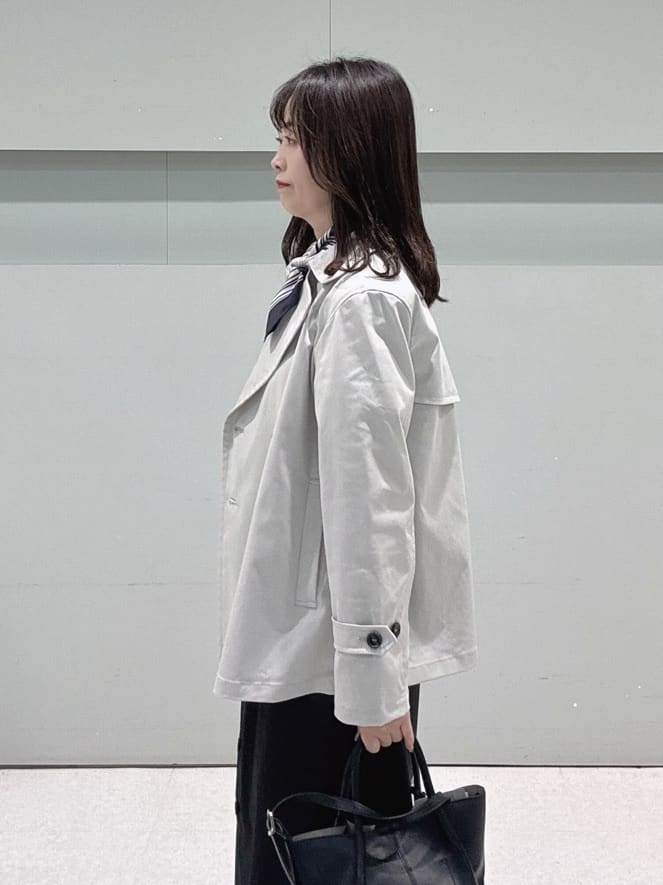 makiさんの「UNTITLED｜【洗える/清涼感】袖スリットニットプルオーバー」を使ったコーディネート