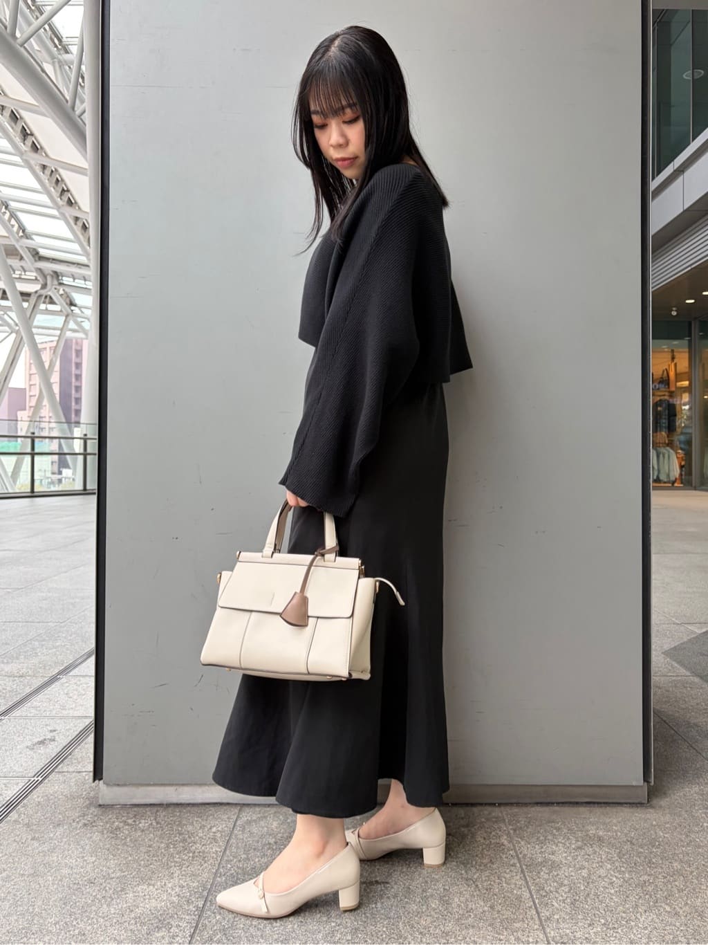 あずみさんの「ESPERANZA｜ダブルフラップ2WAYハンドバッグ」を使ったコーディネート