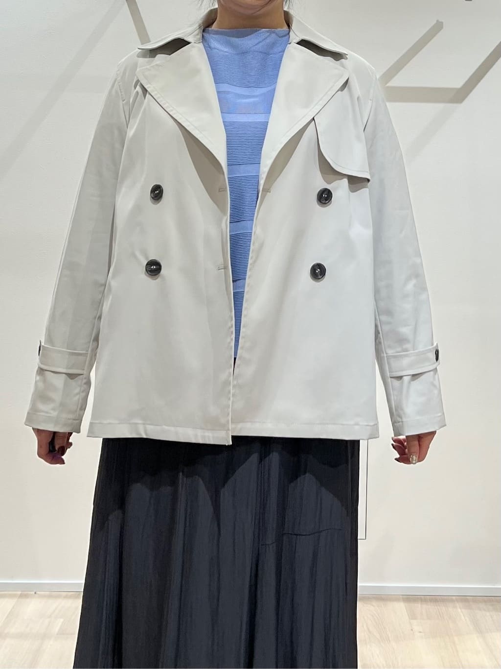 TOMOMIさんの「UNTITLED｜◆【ゆったり/洗える】クロップドニットプルオーバー」を使ったコーディネート