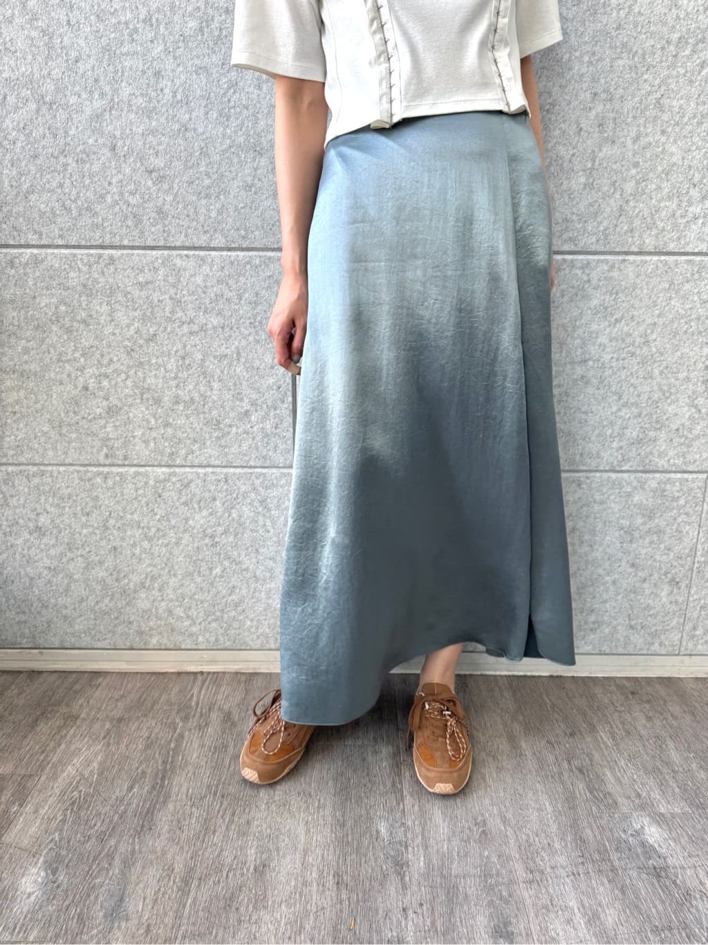 uchi__yamaさんの「CODE A｜corset jersey tee」を使ったコーディネート