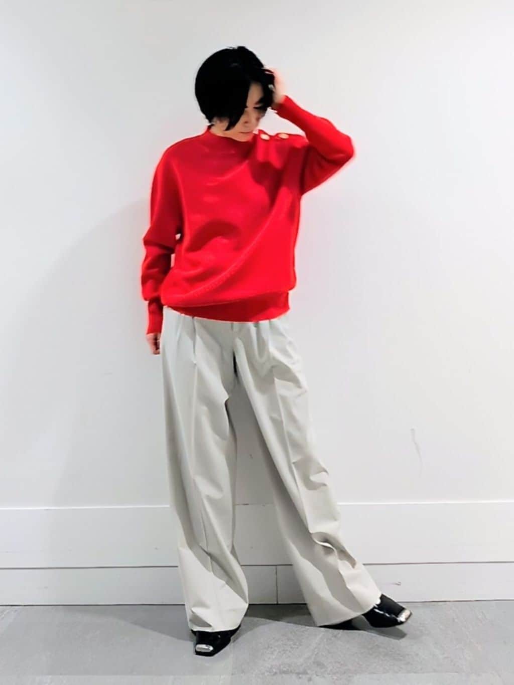 ミズタさんの「UNTITLED｜【洗える】ミラノリブニット」を使ったコーディネート
