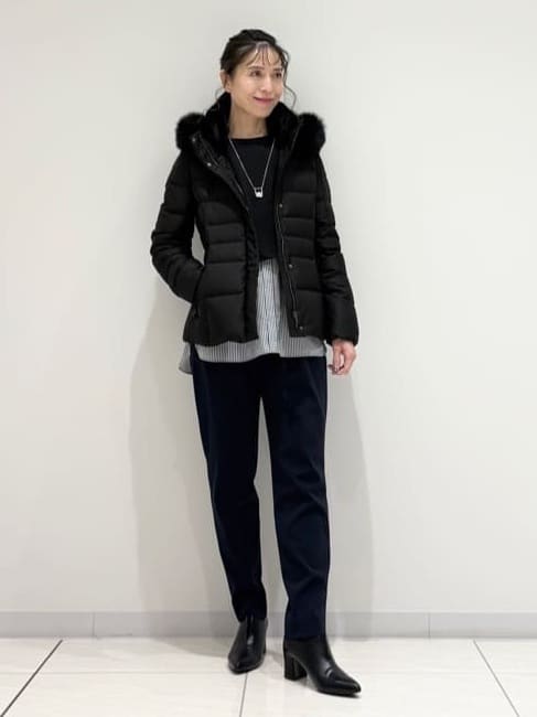 kayoさんの「INDIVI｜【洗える／UVケア】レイヤード風デザイントップス」を使ったコーディネート