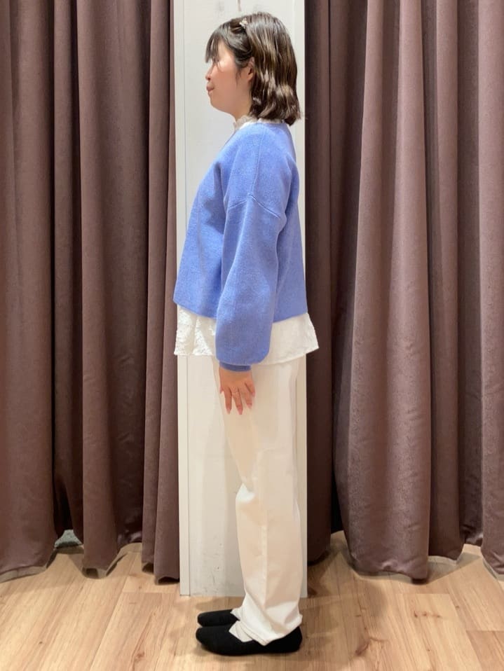 みちゃさんの「grove｜毎日着たくなる、もちもち畦編みニット」を使ったコーディネート