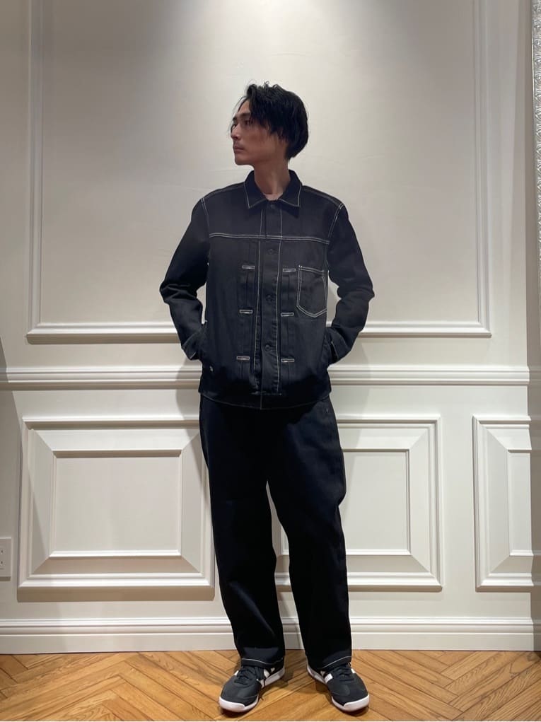 橋本さんの「DRESSTERIOR｜◆【セットアップ可】CONEデニム Gジャン」を使ったコーディネート