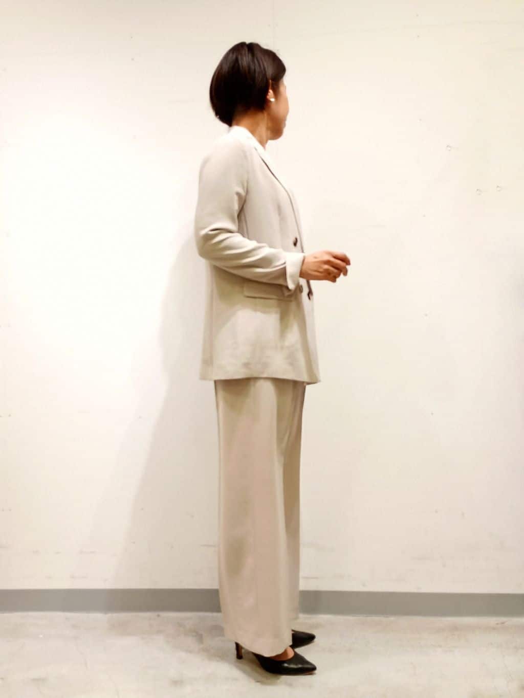 Kさんの「INDIVI｜【洗える／多機能／SETUP可】着る日傘ダブルジャケット」を使ったコーディネート