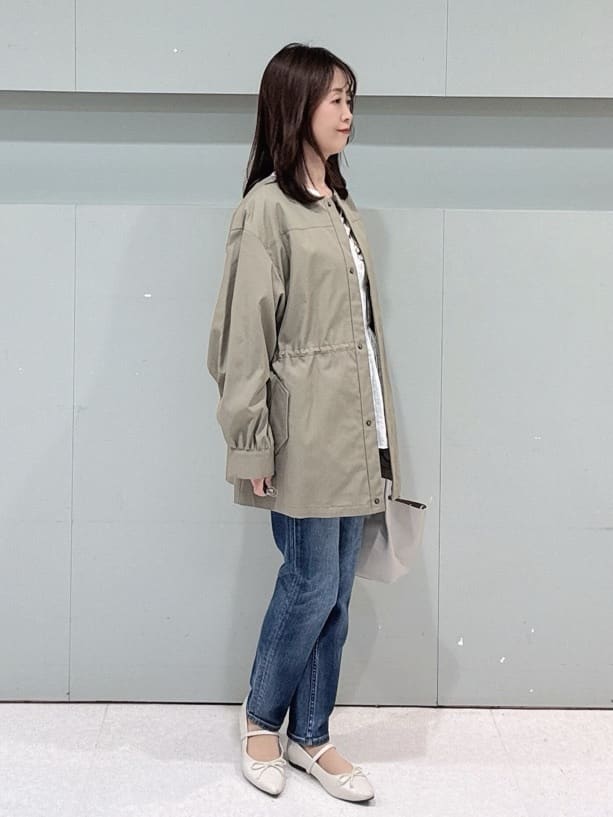 makiさんの「UNTITLED｜◆【はっ水】ライトコットンミリタリーコート」を使ったコーディネート
