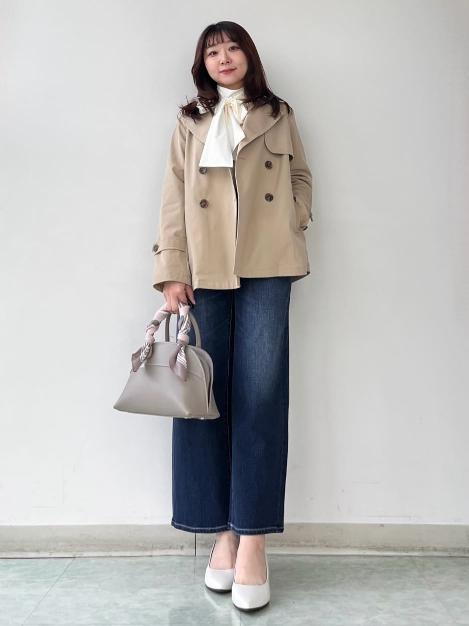 KAHOさんの「UNTITLED｜◆【セレモニー/華やか】2WAYボウタイブラウス」を使ったコーディネート