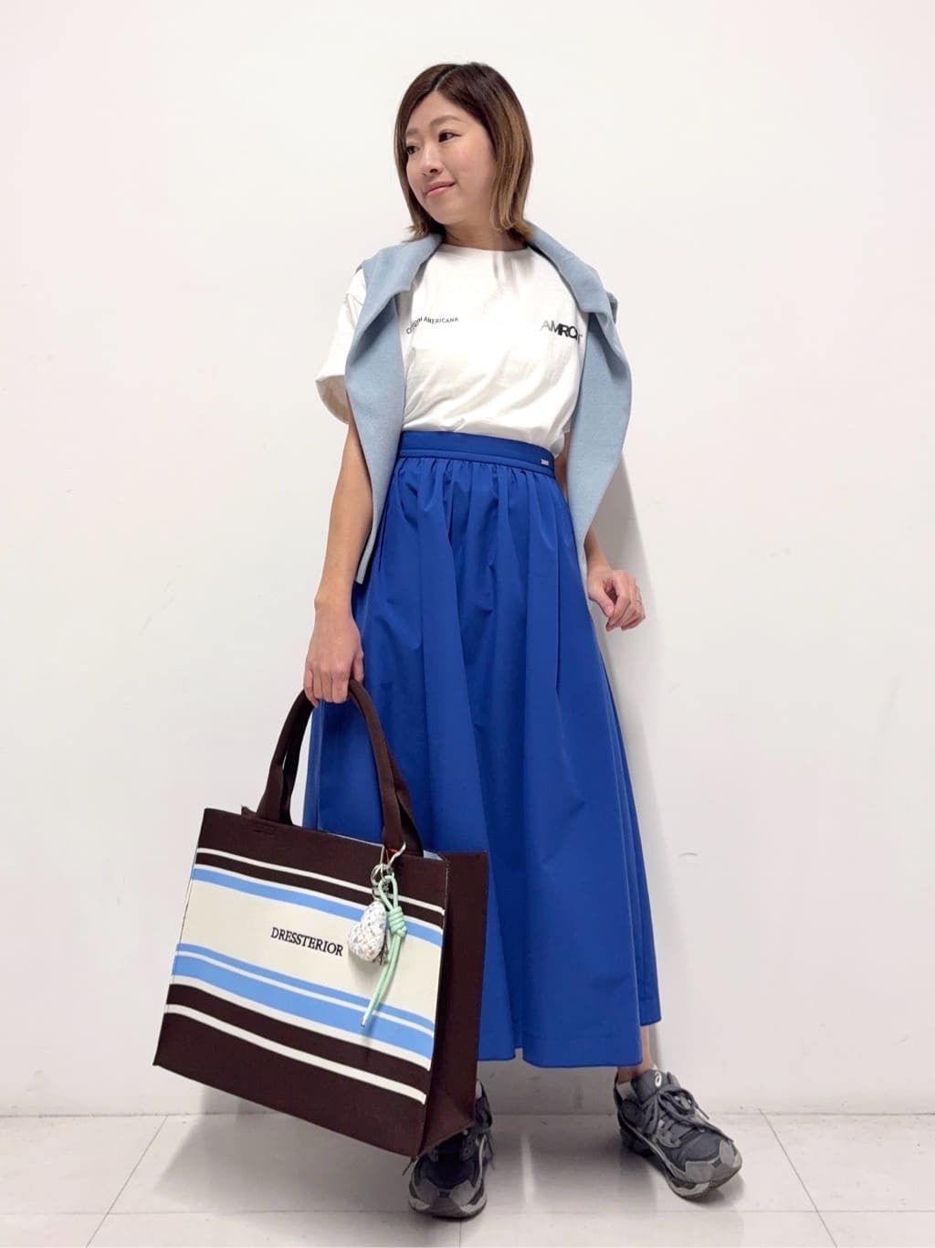 Nishijimaさんの「DRESSTERIOR｜【otonaMUSE5月号掲載/ウォッシャブル】タックギャザー スカート」を使ったコーディネート