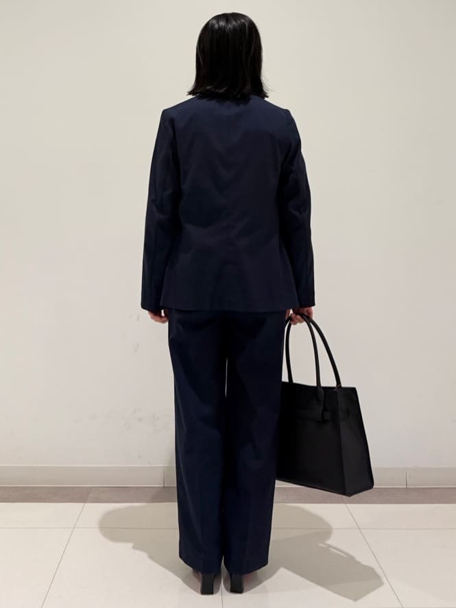 MIYAKAWAさんの「DRESSTERIOR｜【セットアップ可/吸水速乾/ウォッシャブル】リネンブレンドオックスダブルジャケット」を使ったコーディネート