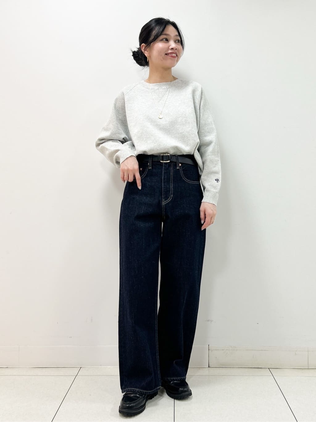 Kaiさんの「Dessin｜【花粉ガード/撥水加工/洗える】ステンカラースプリングコート」を使ったコーディネート