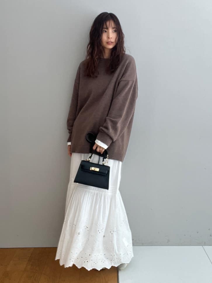 misaさんの「DRESSTERIOR｜◆【干場義雅&times;DRESSTERIOR】ウールカシミヤニット」を使ったコーディネート