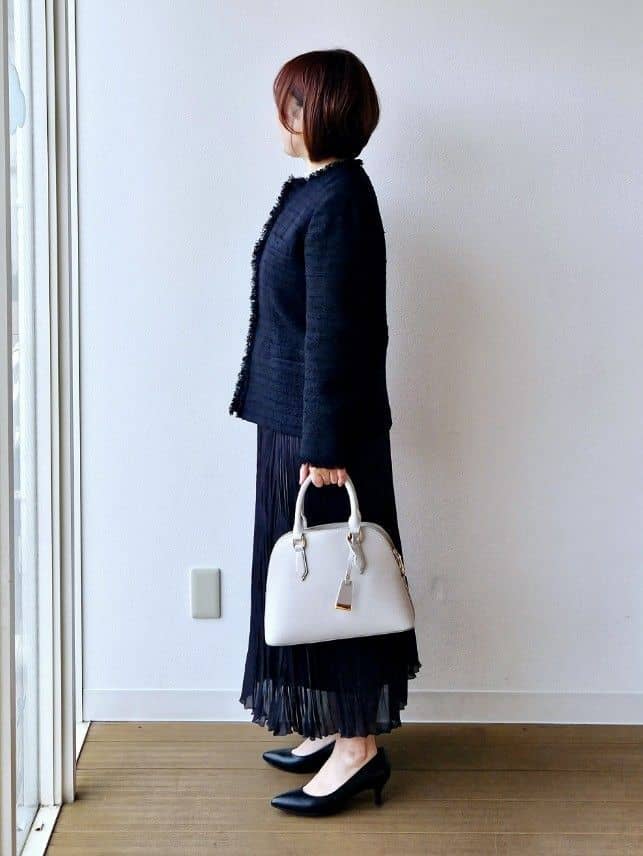 やじまさんの「UNTITLED｜【仕事着/スーツ】ファンシーツイード ジャケット」を使ったコーディネート