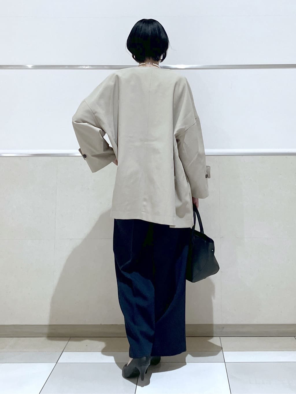 eriko さんの「Dessin｜【洗える】ジョーゼットブラウス」を使ったコーディネート