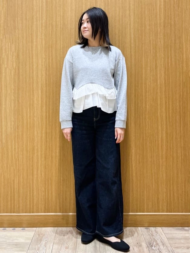 aさんの「OPAQUE.CLIP｜フォルムスリーブミドルコート【洗濯機OK】」を使ったコーディネート