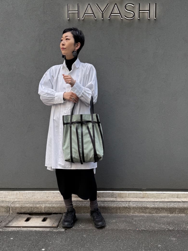 Kさんの「HIROKO HAYASHI｜PANIER CAMOSCIO（パニエ カモッショ）トートバッグ」を使ったコーディネート