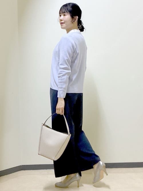  beni_gingerさんの「Reflect｜【ゆったり着られる◎】バンドカラーシャツブラウス」を使ったコーディネート