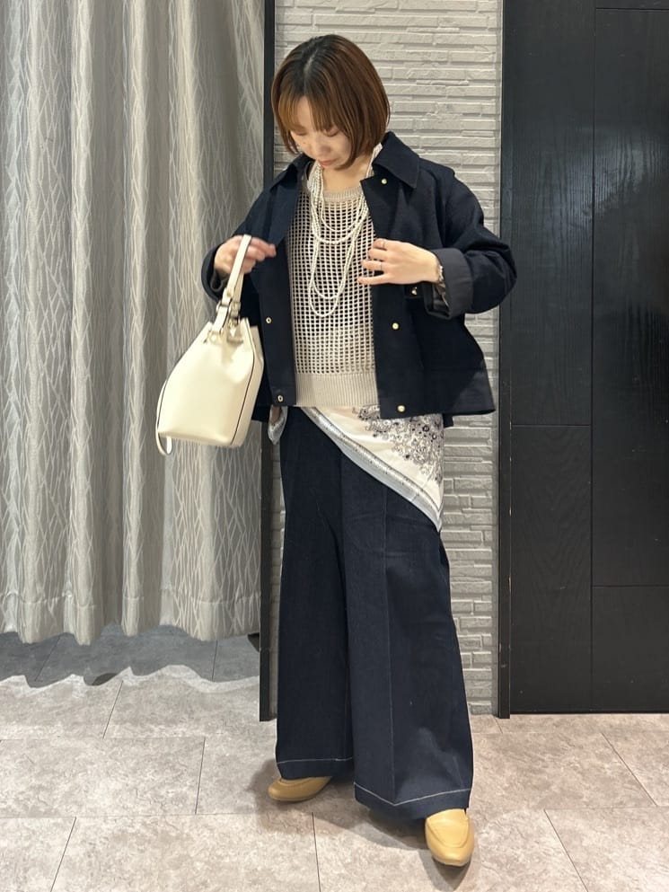 ga_riさんの「THE SHOP TK｜大人かっこいい 軽やかデニム＆チノブルゾン」を使ったコーディネート