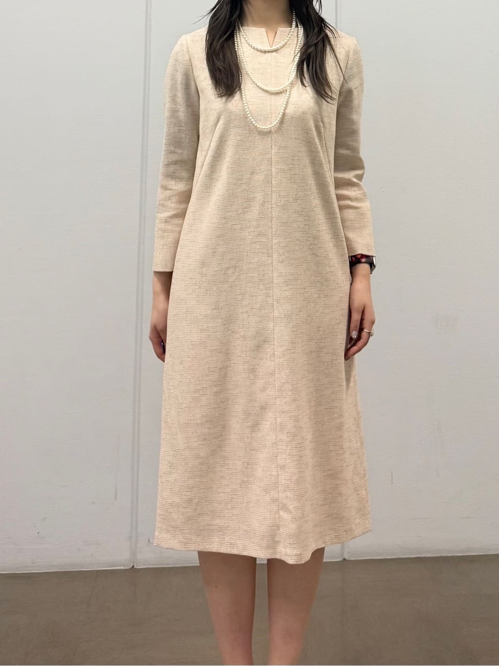 mizukiさんの「INDIVI｜【セレモニー／洗える】ミックスツイードライトジャケット」を使ったコーディネート