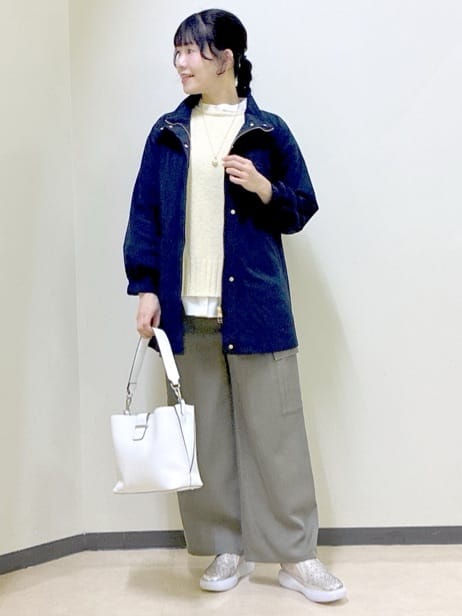  beni_gingerさんの「Reflect｜【レイヤードにおすすめ◎】ロング丈リラクシーニット」を使ったコーディネート