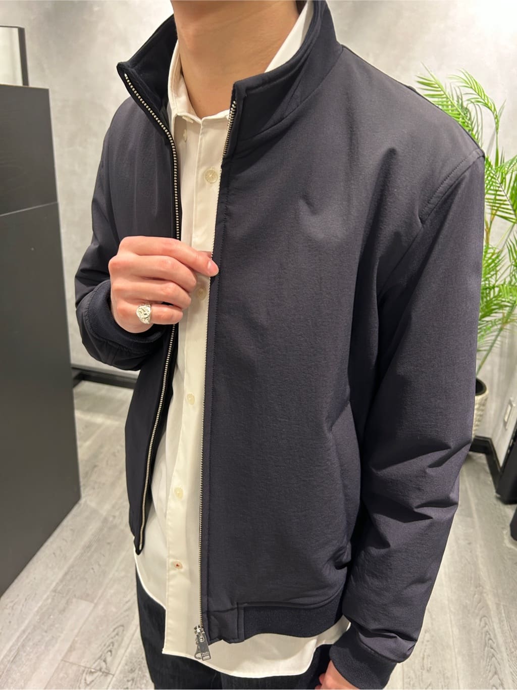 ruiさんの「TAKEO KIKUCHI｜スタンドカラー ショート リブ ブルゾン」を使ったコーディネート