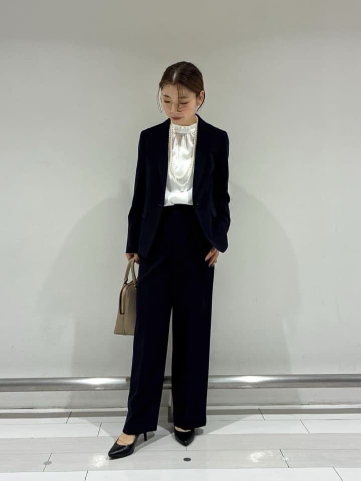 Rinさんの「UNTITLED｜【アレンジ自在】ロングパール調ネックレス」を使ったコーディネート
