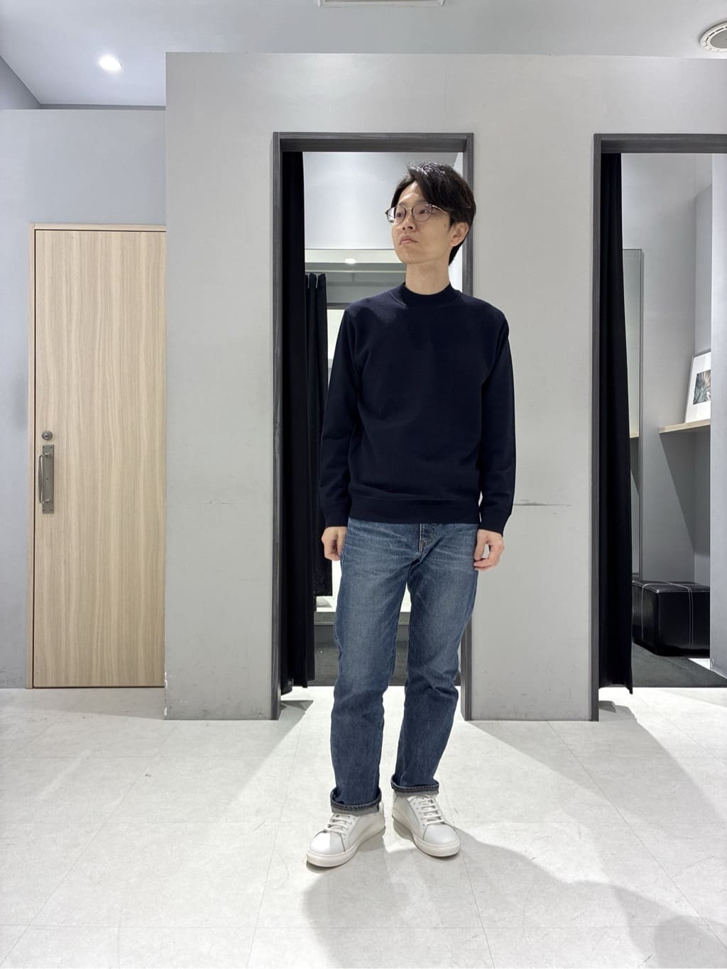 わいずみさんの「TAKEO KIKUCHI｜カラーコンビ ダウンブルゾン」を使ったコーディネート