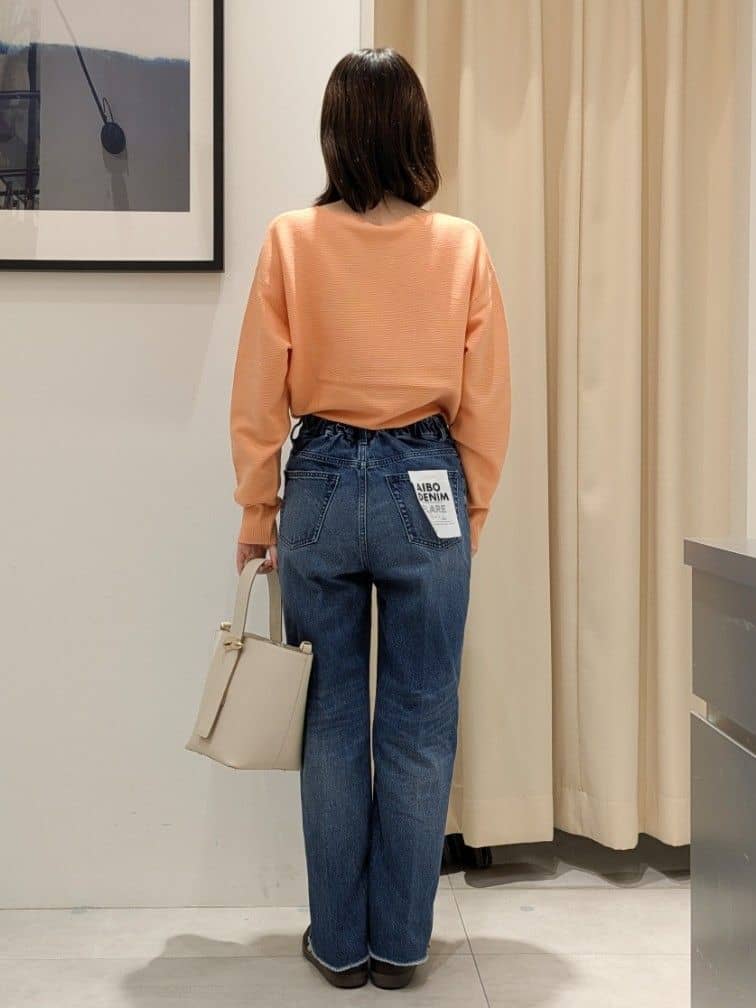 なめさんの「THE SHOP TK｜【S-XLサイズ/選べる6色】どこから見ても美しい ガーターニット/洗濯機OK」を使ったコーディネート