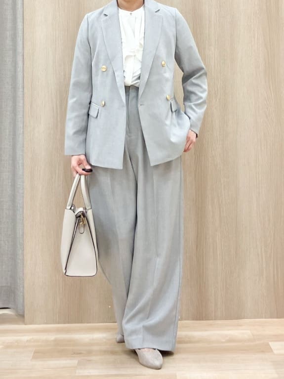 Keiさんの「grove｜【手洗いOK】フロントラッフルフリルブラウス」を使ったコーディネート