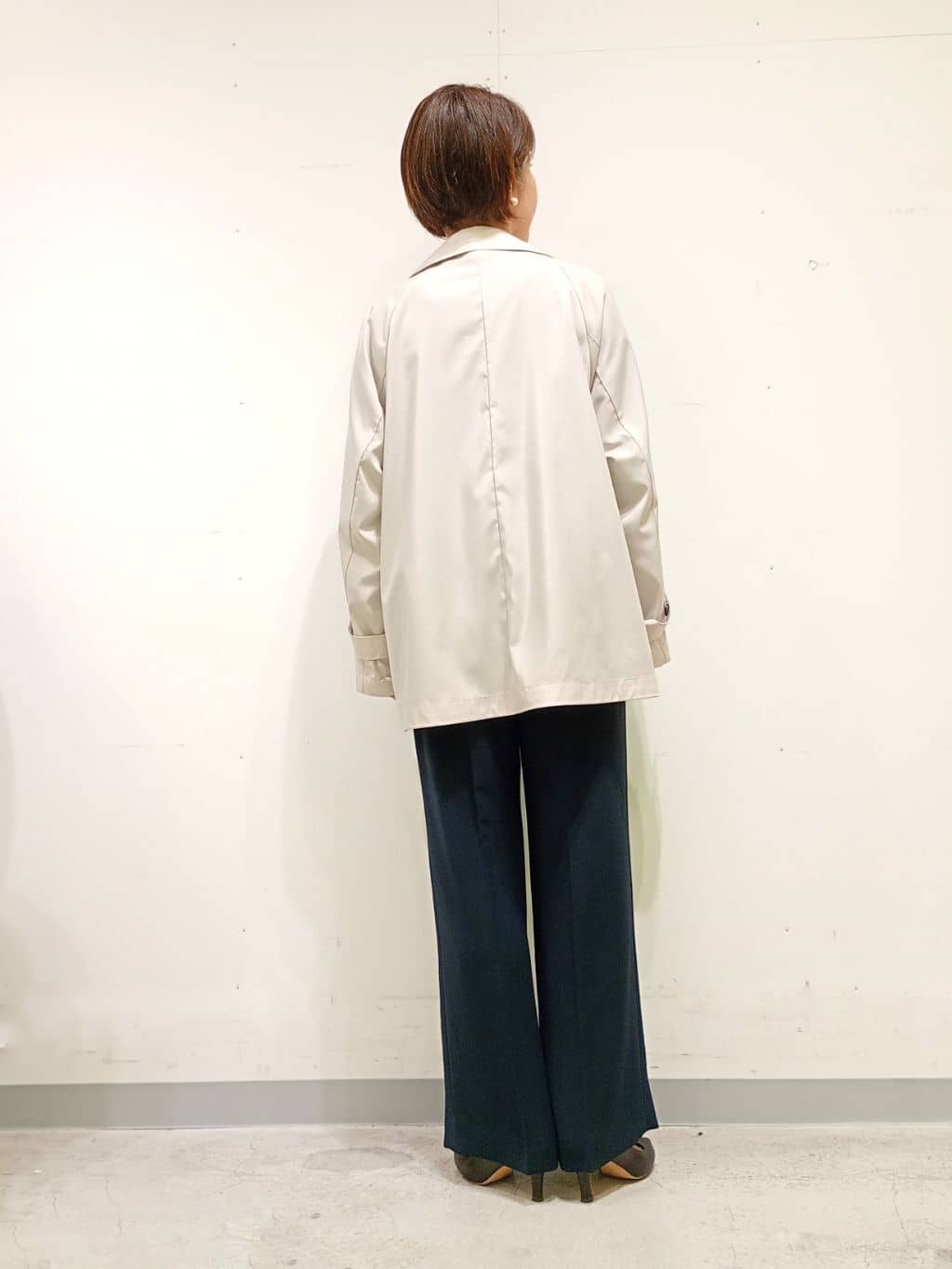 Kさんの「INDIVI｜【撥水／UVケア／2WAY】超軽量ライナー付ライトトレンチコート」を使ったコーディネート