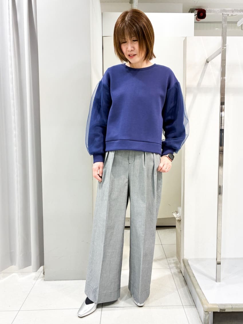 たみちゃんさんの「Reflect｜チュールレイヤードスリーブプルオーバー」を使ったコーディネート