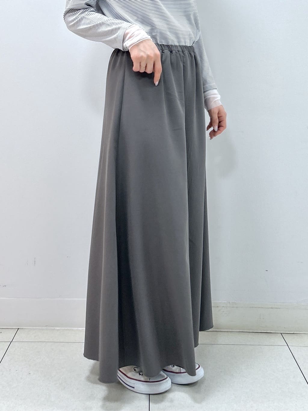 Kaiさんの「Dessin｜【洗える】シアーチュールポイントカットソー」を使ったコーディネート