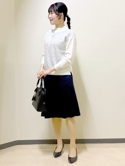  beni_gingerさんの「Reflect｜アーガイル柄ハイネックニット」を使ったコーディネート