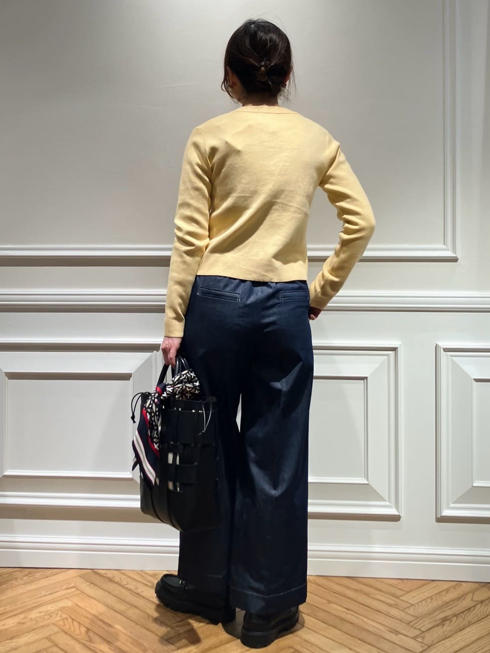 TSUKUIさんの「DRESSTERIOR｜◆ウォッシャブルコットンカシミヤカーディガン」を使ったコーディネート