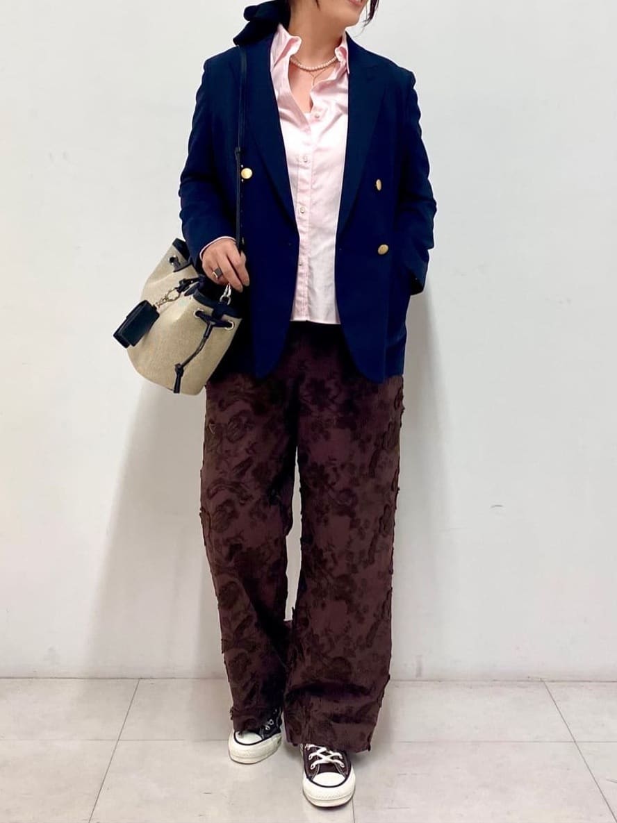 Sawaguchiさんの「DRESSTERIOR｜コンフォート ダブルブレザー」を使ったコーディネート