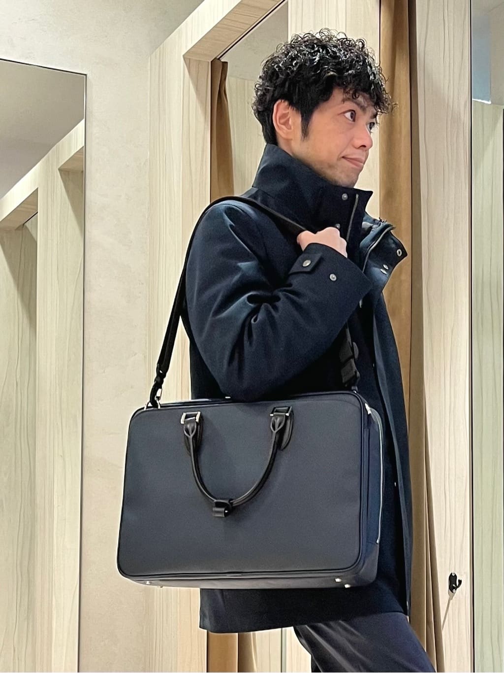 URAさんの「TAKEO KIKUCHI｜【3WAY】ドビー ダウンライナー付ブルゾン」を使ったコーディネート