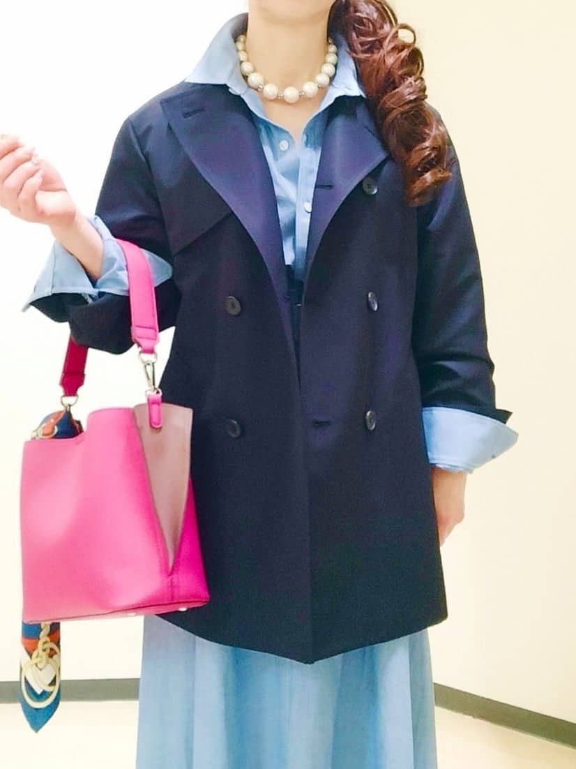 花さんの「Reflect｜【羽織にも◎】ダンガリーシャツ」を使ったコーディネート