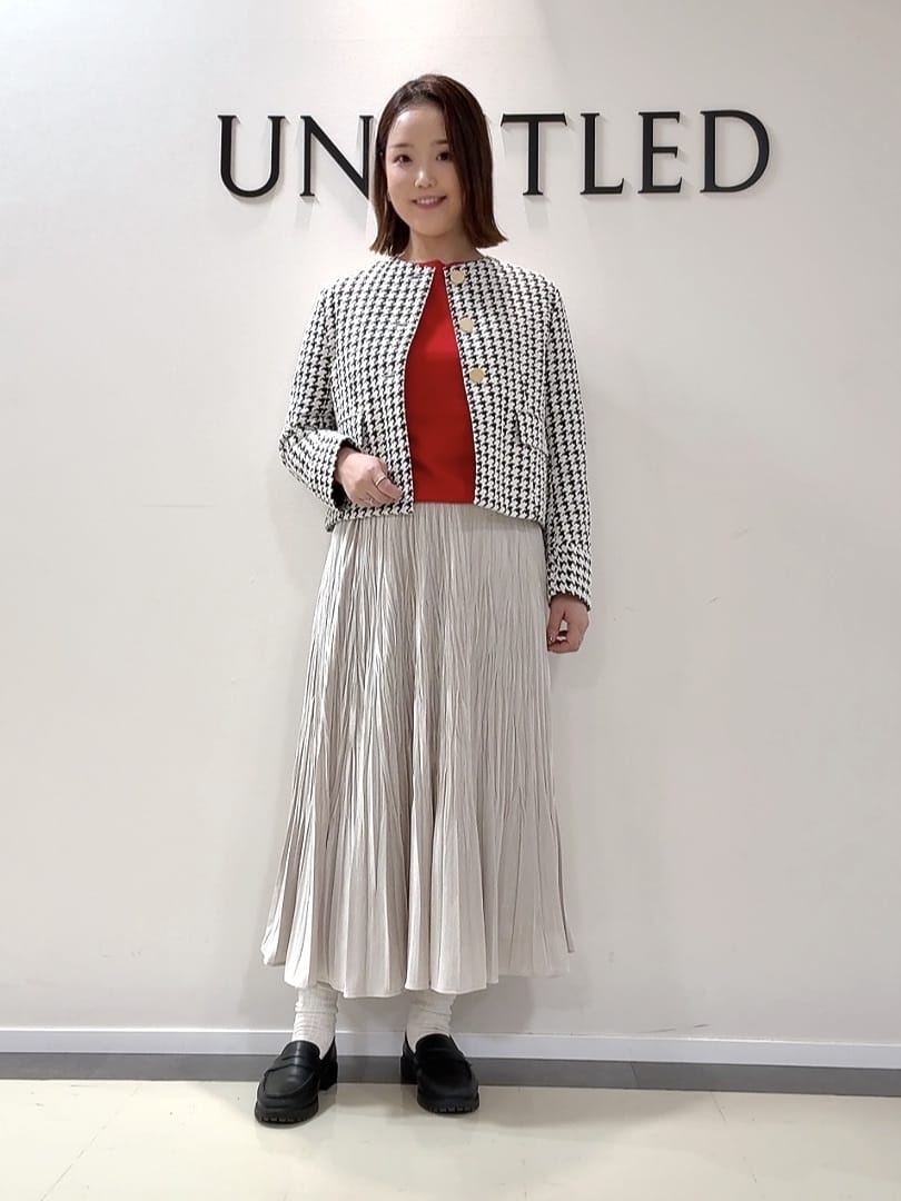 YUIさんの「UNTITLED｜【セットアップ可能】クラシックチドリ ジャケット」を使ったコーディネート