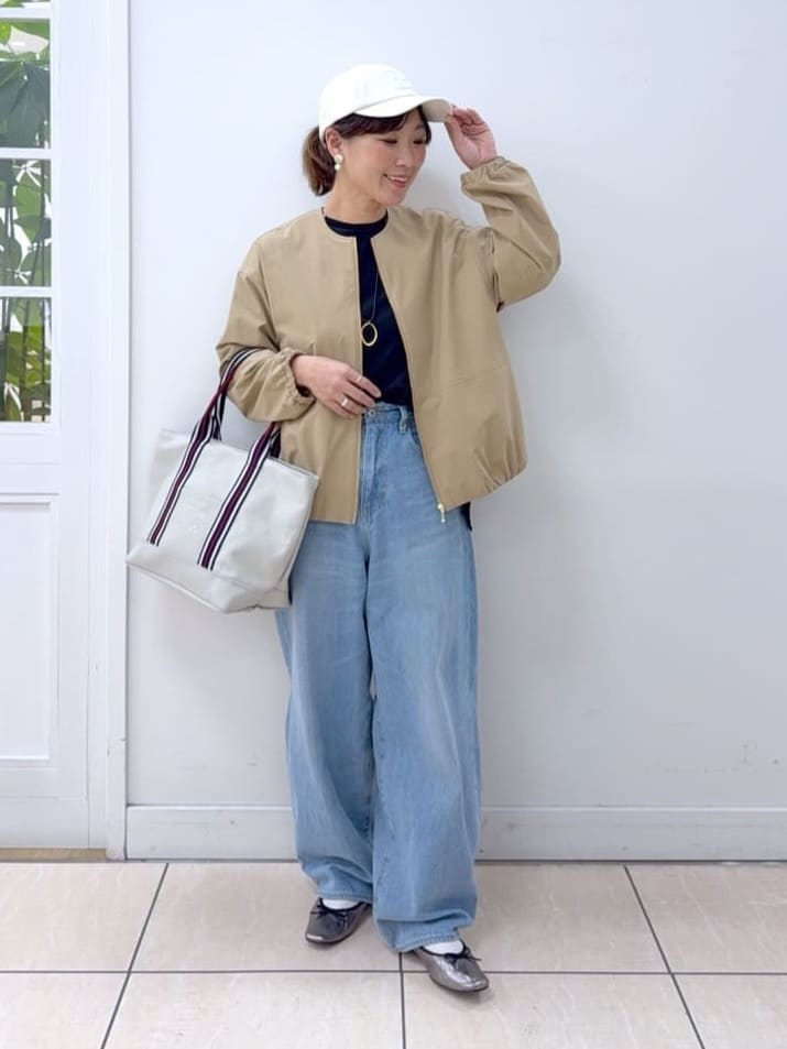 Osawaさんの「Dessin｜【ユニセックス／リンクコーデ】  ロゴ刺繍キャップ」を使ったコーディネート
