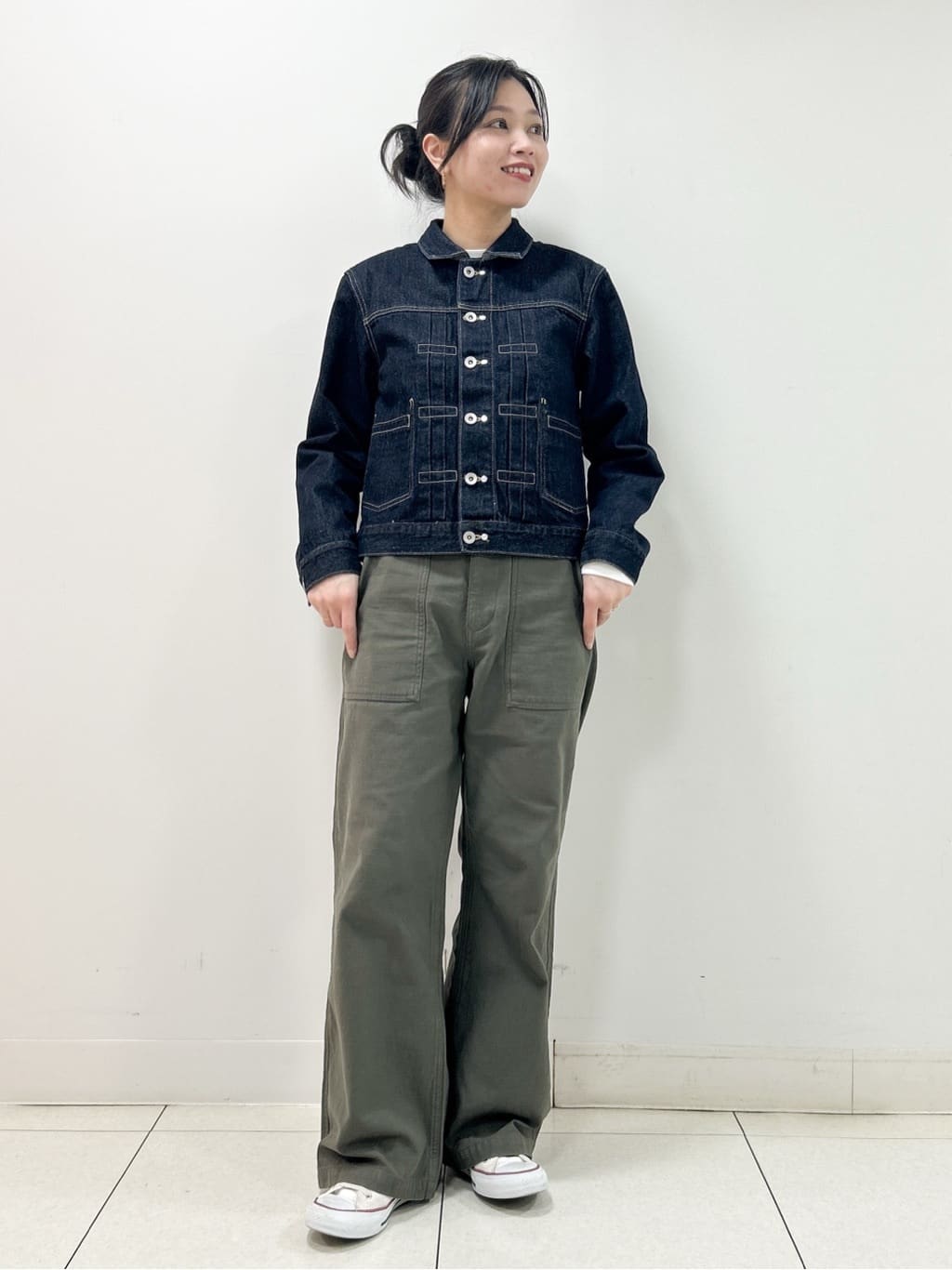 Kaiさんの「Dessin｜【ユニセックス/2WAY】リバーシブルデニムジャケット」を使ったコーディネート