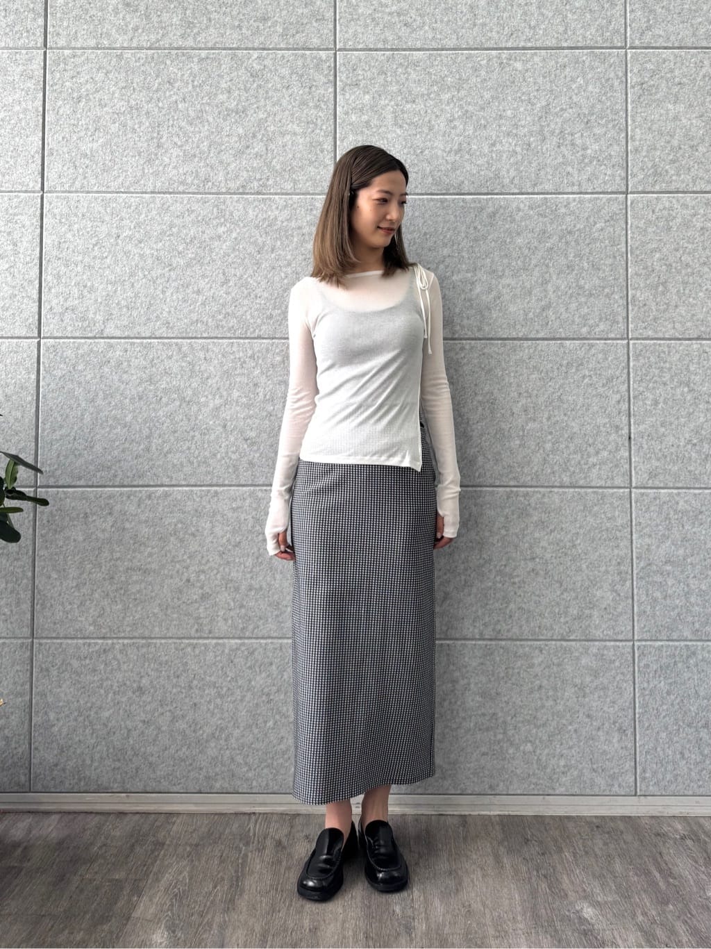 uchi__yamaさんの「CODE A｜jersey ribbon pullover」を使ったコーディネート