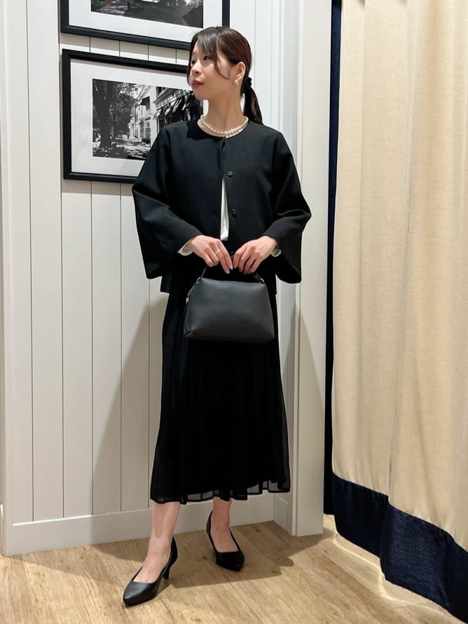 mihoさんの「Dessin｜【洗える】ジョーゼットブラウス」を使ったコーディネート
