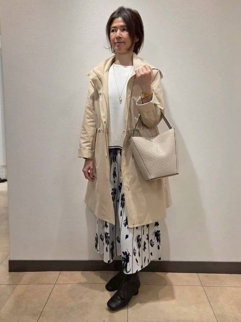 Rumiさんの「Reflect｜【中綿ライナー付き】ライナー付きフーデッドロングコート」を使ったコーディネート