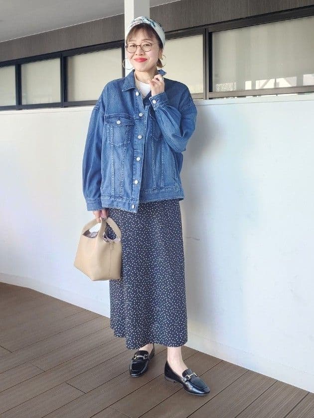 MUTSUKOさんの「UNTITLED｜【Healthy DENIM】別注Bran／デニムジャケット」を使ったコーディネート