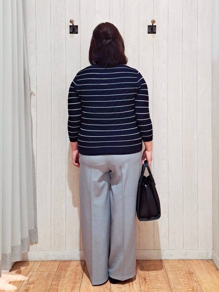 kotomiさんの「SHOO･LA･RUE｜【高レビュー/着丈選べる/S-LL/洗濯機可】楽ちん&times;きれい見え ストレッチワイドパンツ」を使ったコーディネート