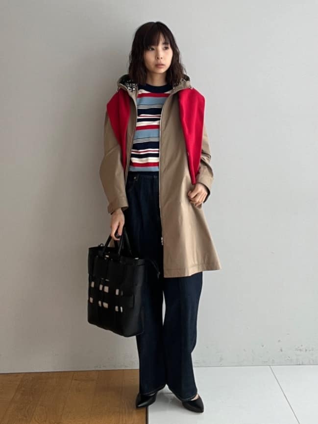 misaさんの「DRESSTERIOR｜【otonaMUSE5月号掲載】センタープレス ワイドストレートデニム」を使ったコーディネート