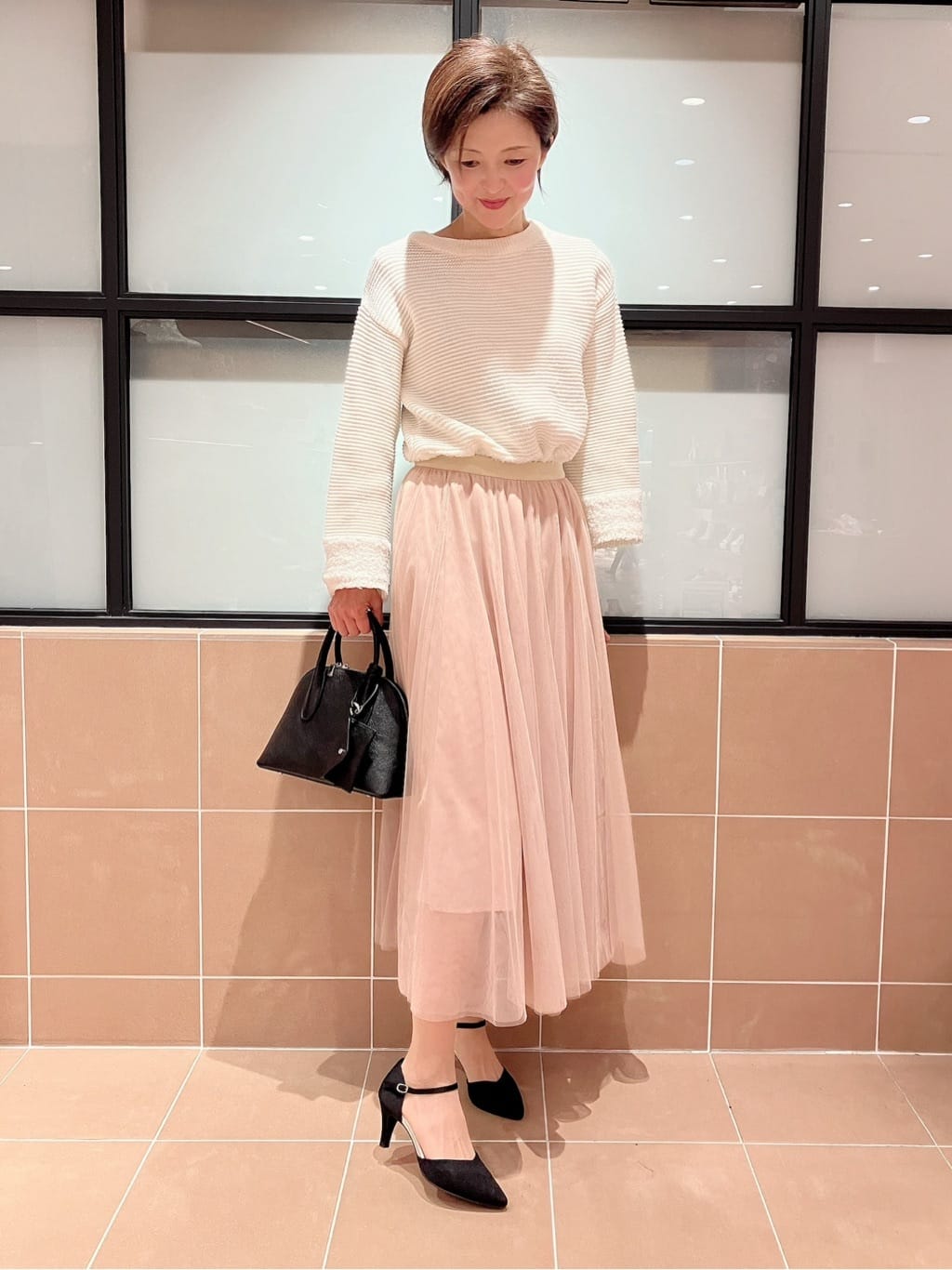Ｋさんの「ESPERANZA｜アンクルストラップパンプス」を使ったコーディネート