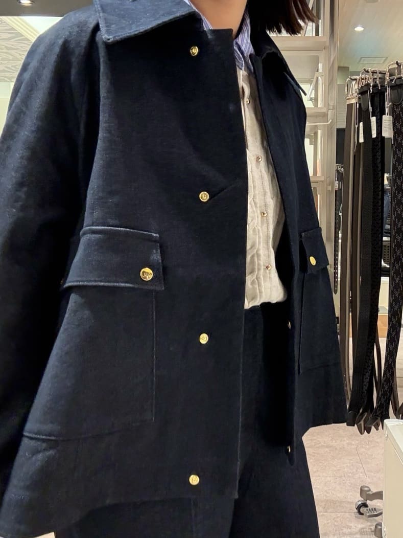 chさんの「THE SHOP TK｜大人かっこいい 軽やかデニム＆チノブルゾン」を使ったコーディネート