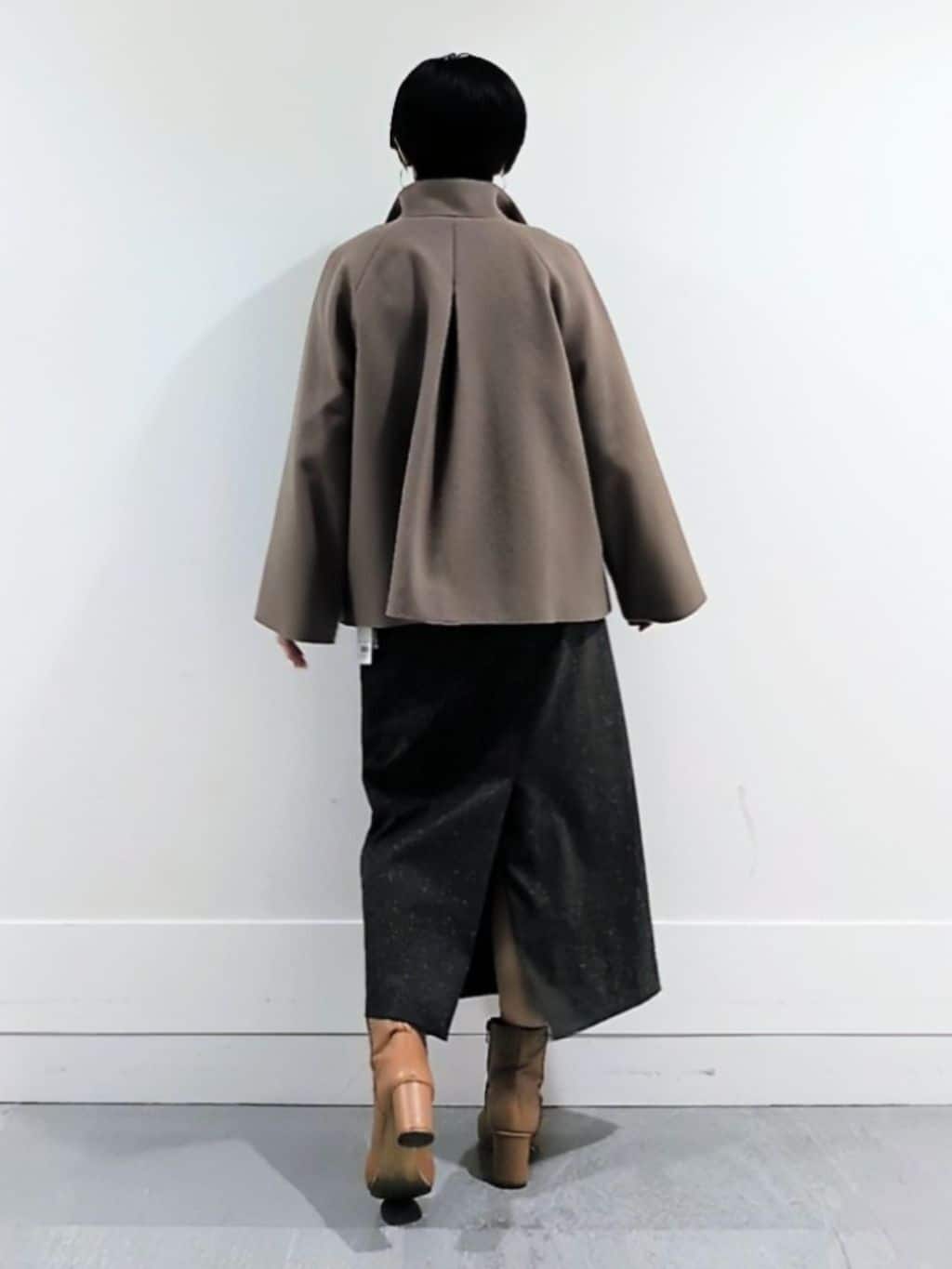 ミズタさんの「UNTITLED｜【8色展開/洗える】ウールカシミヤ ハイネックニット」を使ったコーディネート